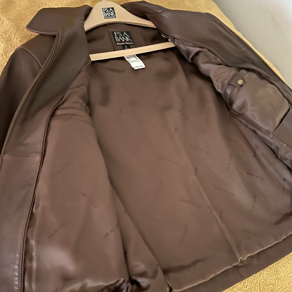 Jos. A. Bank Lambskin bomber Jacket